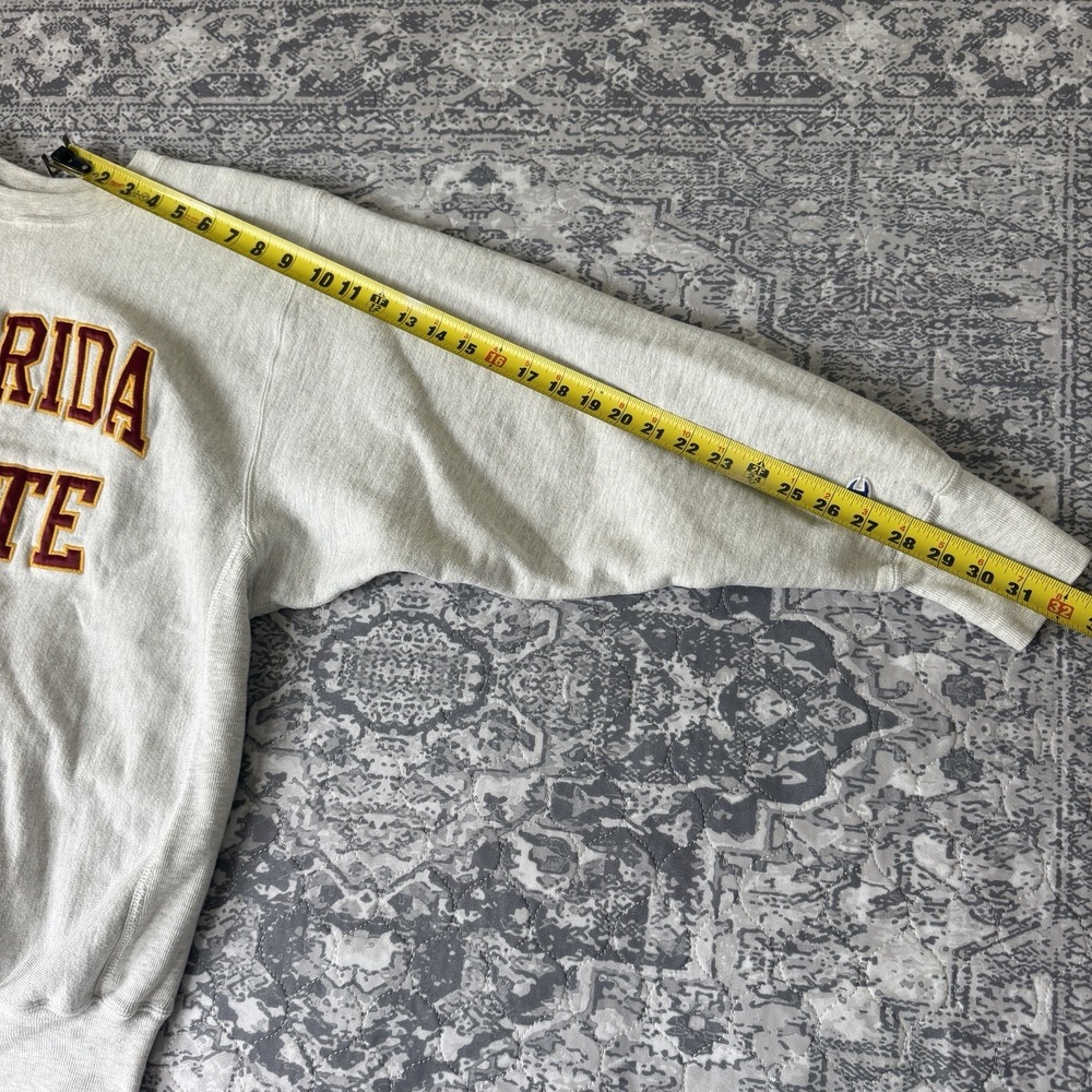 Vintage Florida State Seminoles Reverse Weave Unisex Crewneck Sweatshirt Size XL - Picture 4 of 9